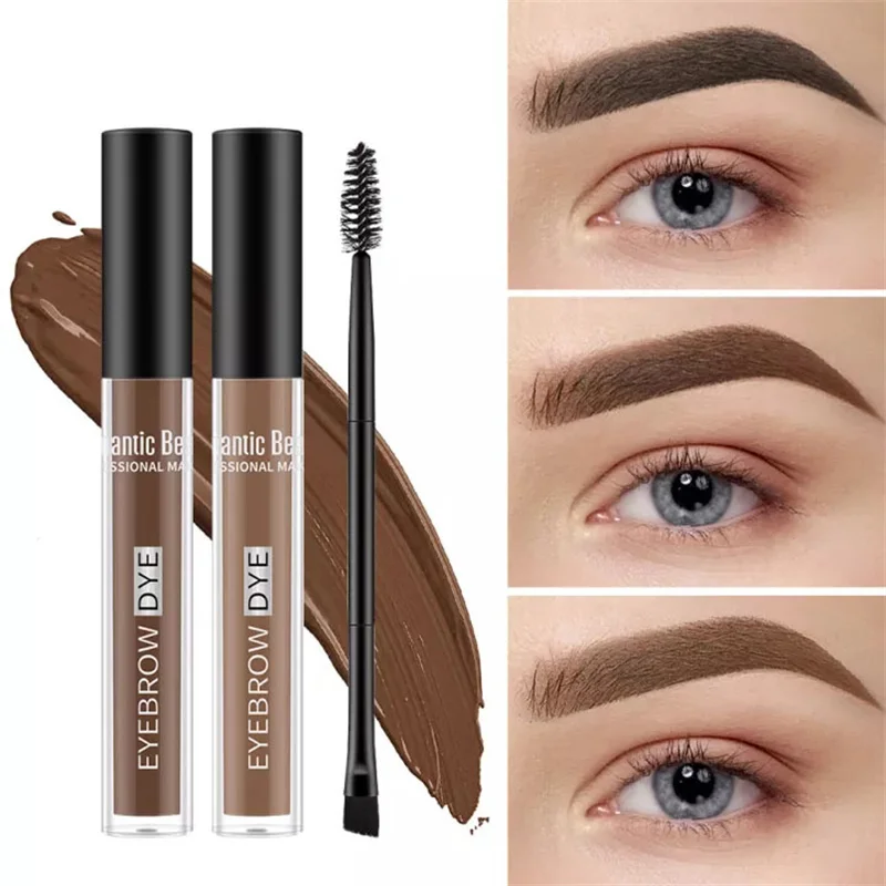

Double Ended Eyebrow Brush Enhancer Cream Brow Balm Long Lasting Waterproof Easy To Wear Natural Highly Pigmented Eye Make Up