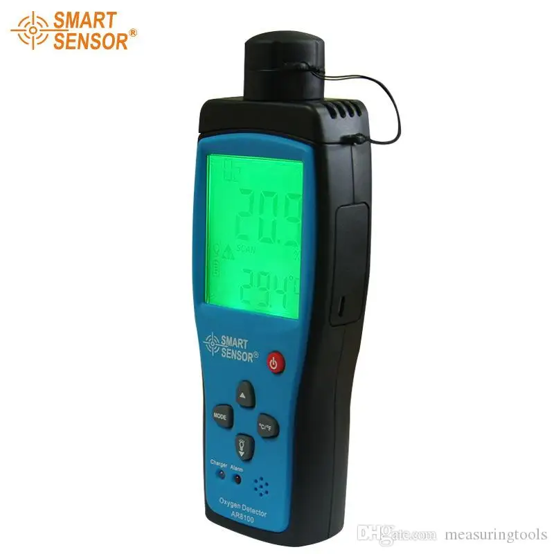 

Smart sensor AR8100 oxygen gas analyzer O2 concentration Meter measuring range 0-30% detector tester meters