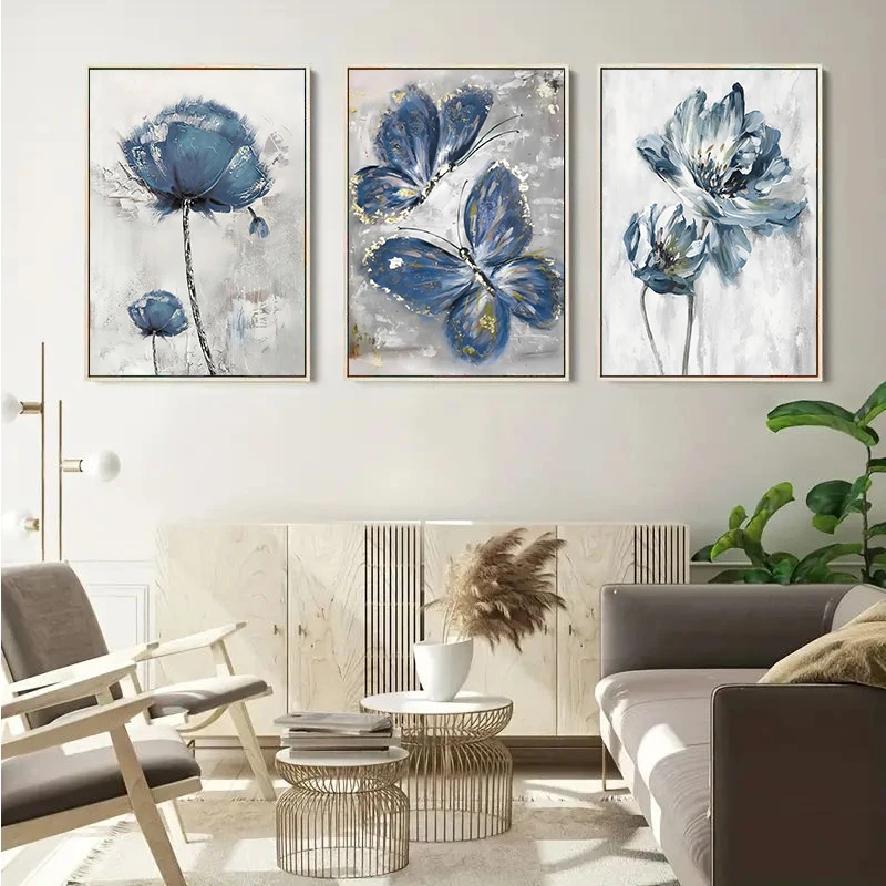 

Набор из 3-х абстрактных картин на холсте CPWAD