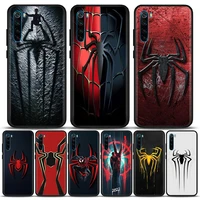 marvel spaiderman logo phone case for redmi 6 6a 7 7a note 7 8 8a 8t note 9 9s 4g 9t pro soft silicone cover