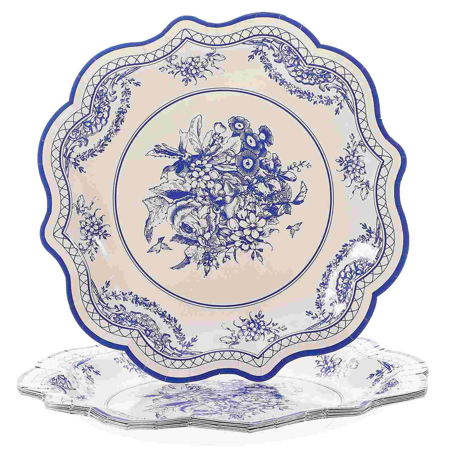 

Lace Paper Dinner Plate Delicate Snack Convenient Food Gathering Multi-function Cake Household