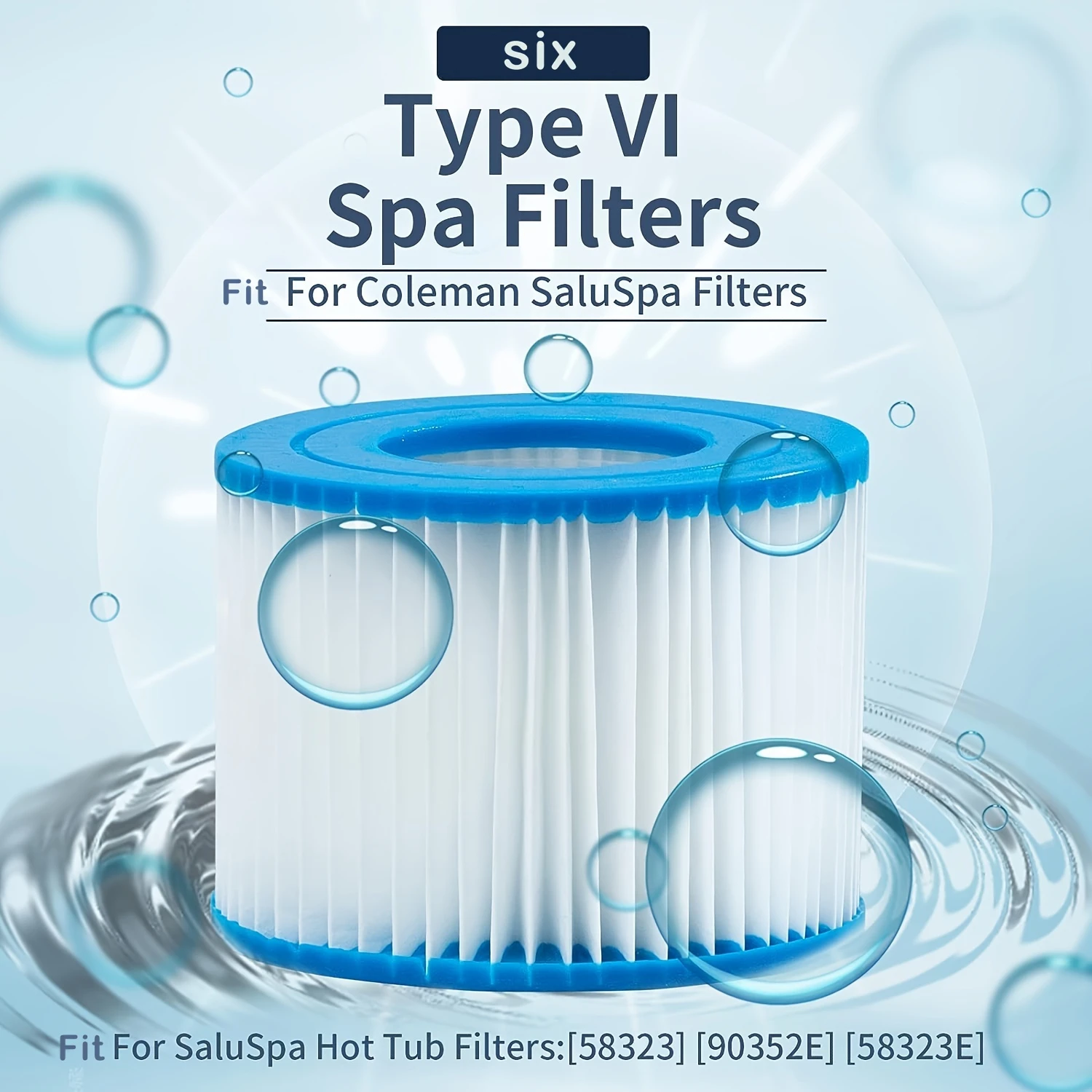 Запчасти Картридж фильтра гидромассажной ванны Размер VI Для B-w Lay-Z-Spa Coleman SaluSpa 90352E