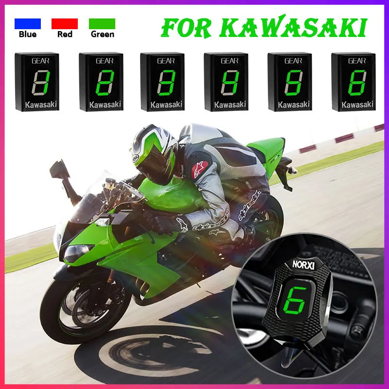 

Motorcycle Gear Indicator For kawasaki z800 er6n Z750 Z750R Z800e Z1000 ER6F Versys 650 Ninja 300 400 Z650 1-6 Gear