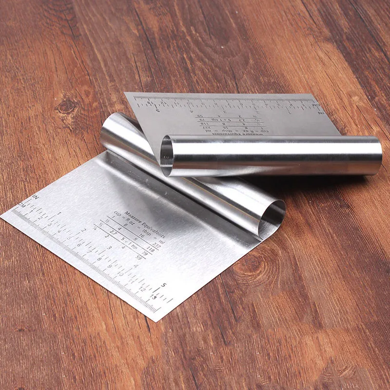 Профессиональный скребок для теста пиццы из нержавеющей стали резак лопатки