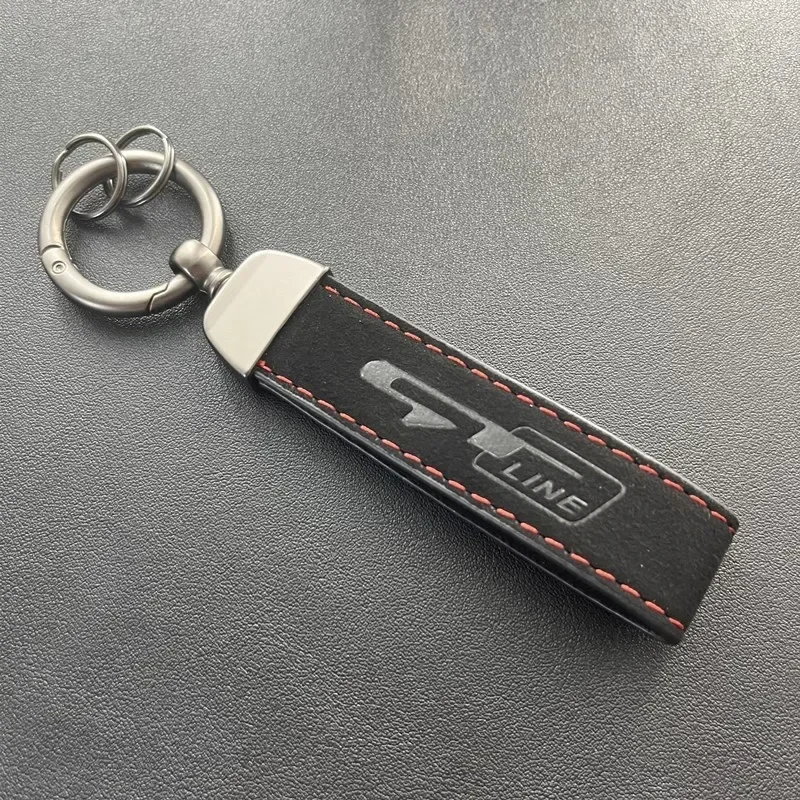 Роскошный замшевый автомобильный брелок для ключей держатель Kia GT LINE Sportage Rio Ceed