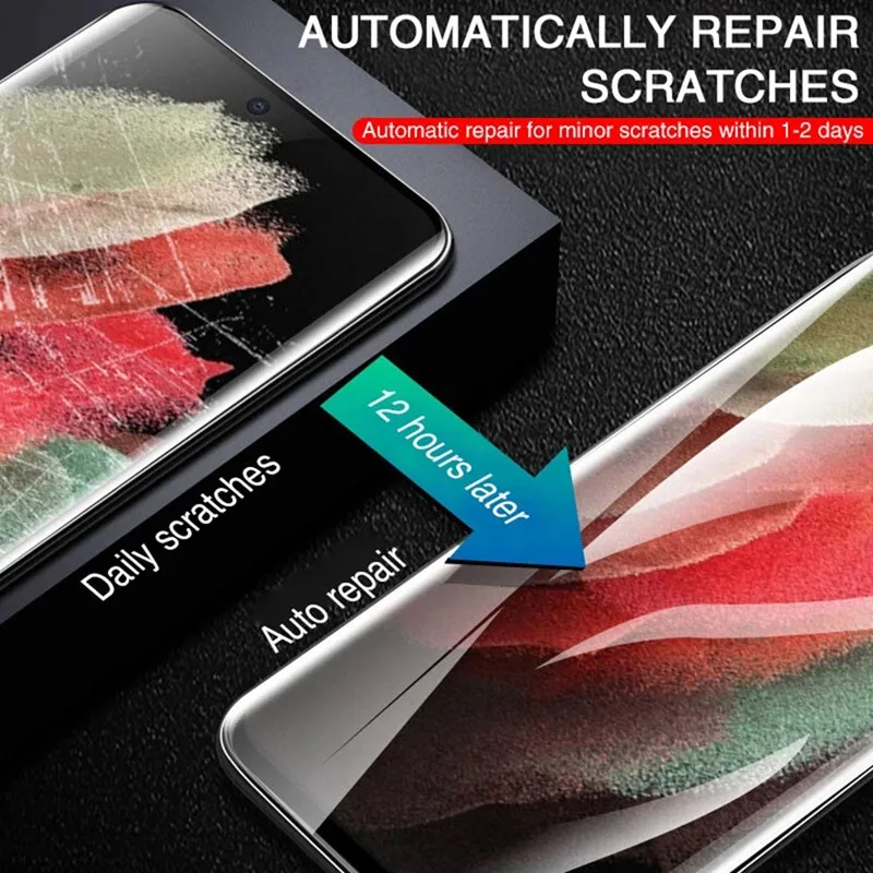5Pcs Hydrogel Film for Samsung Galaxy S20 S22 S21 Ultra S10 S9 S8 Plus FE Screen Protectors for Samsung Note 20 10 9 8 Plus S10E