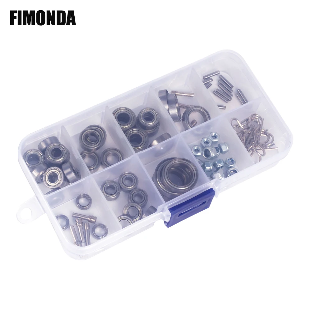 

Комплект подшипников TRX4, набор гаек M3 M4, винты, ось, вал, штифт, кузов, зажимы для 1/10 RC Crawler TRX6, искусственная защита, ремонт