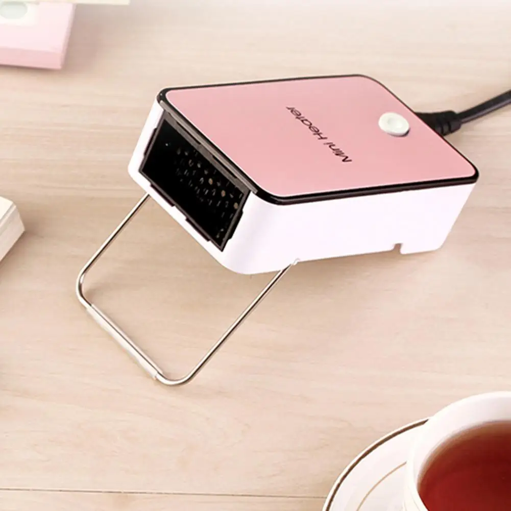 

Portable Heater 1 Set Durable Overheat Protection Quiet Desktop Electric Space Heater for Bedroom