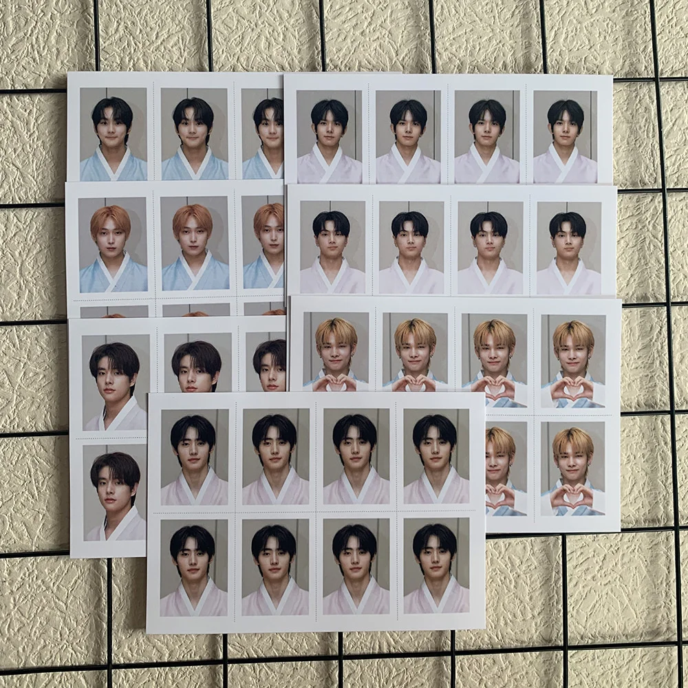 

KPOP ENHYPEN Hanbok Inch Passport Photo Passport Photo SCYLLA Homemade Surrounding Lomo Card Gifts For Women