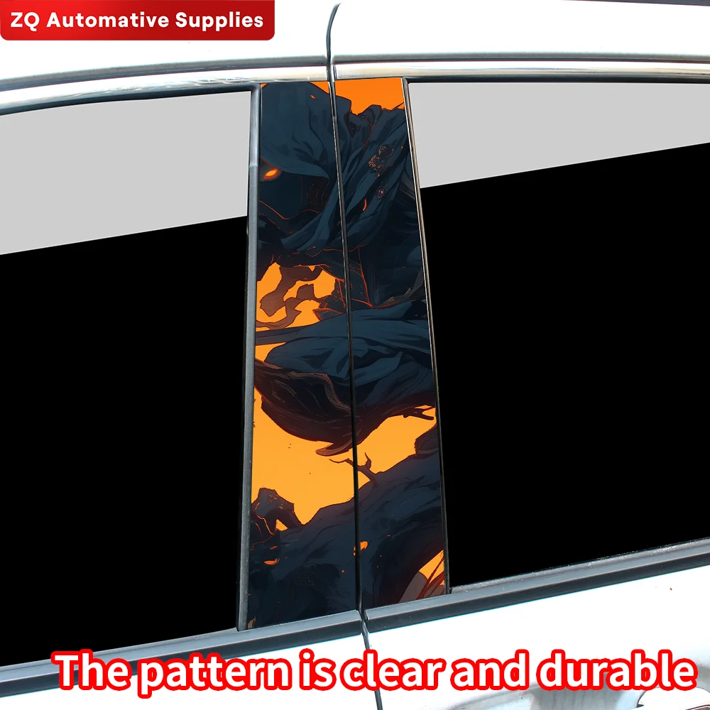 Автомобильные наклейки Ninja JDM Авто B-Pillar водонепроницаемые декоративные покрытия