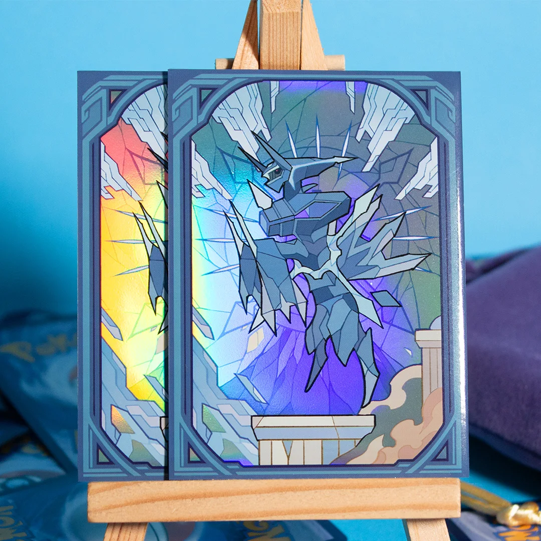 Фото 66 мм x 91 мм 64 шт./компл. Diy Ptcg Charizard Mew Card Sleeve Color Flash Ptcg Dtcg Gallantmon Защитная крышка для карт Подарочные игрушки №2