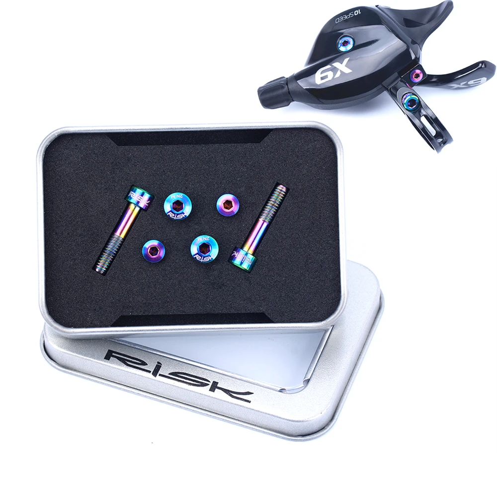 

6 шт. Набор винтов из титанового сплава для SRAM GX / Eagle / X9 / X01 / XX1