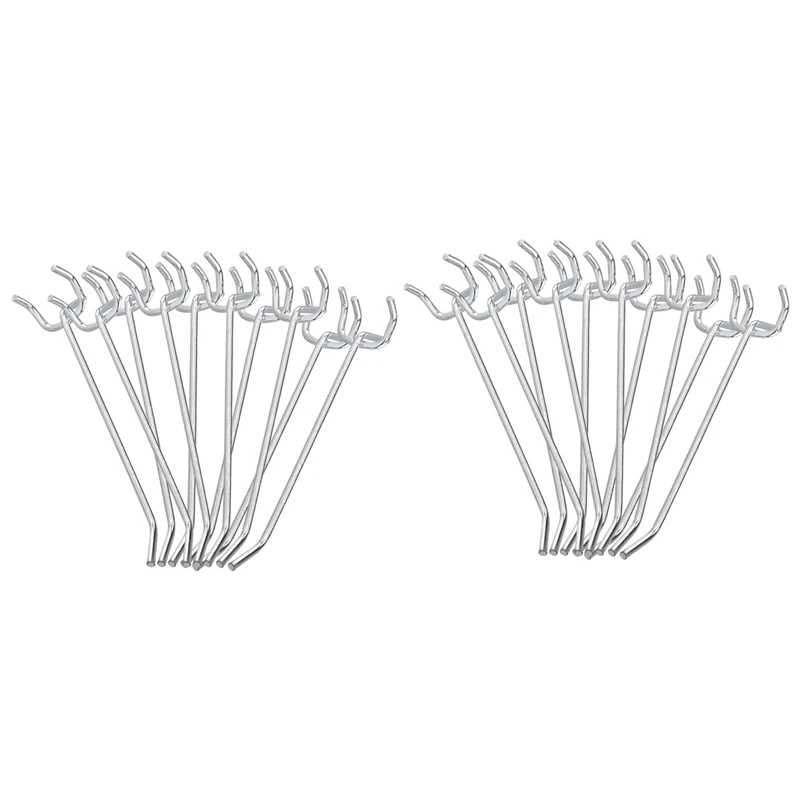 

100 Piece Pegboard Hooks And Organizer Assortment,Hook Metal Pegboard,Peg Locks For Organizing Tools