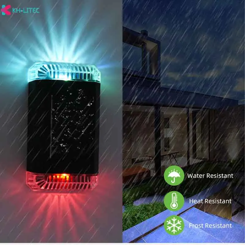 Настенный светильник лампа с питанием от солнечной батареи водонепроницаемая