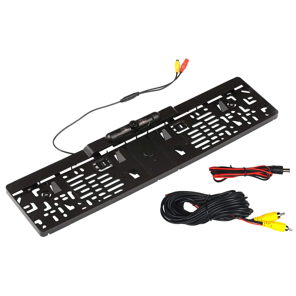 

Reversing Camera License Plate Cover Rack Frame Shield Car Frames Holder Rear Backup Anti radar Light