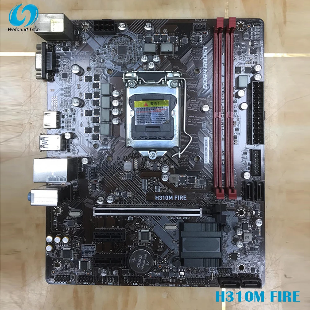

H310M FIRE For Msi Desktop Motherboard LGA1151 DDR4 32GB SATA3 PCI-E 3.0 USB3.1 Gen1 Micro ATX Tested Fast Ship