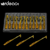 ardea mini soft lures 35mm45mm 12pcs silicone fish t tail worm small wobblers artificial shad bass tackle rockfishing swimbait