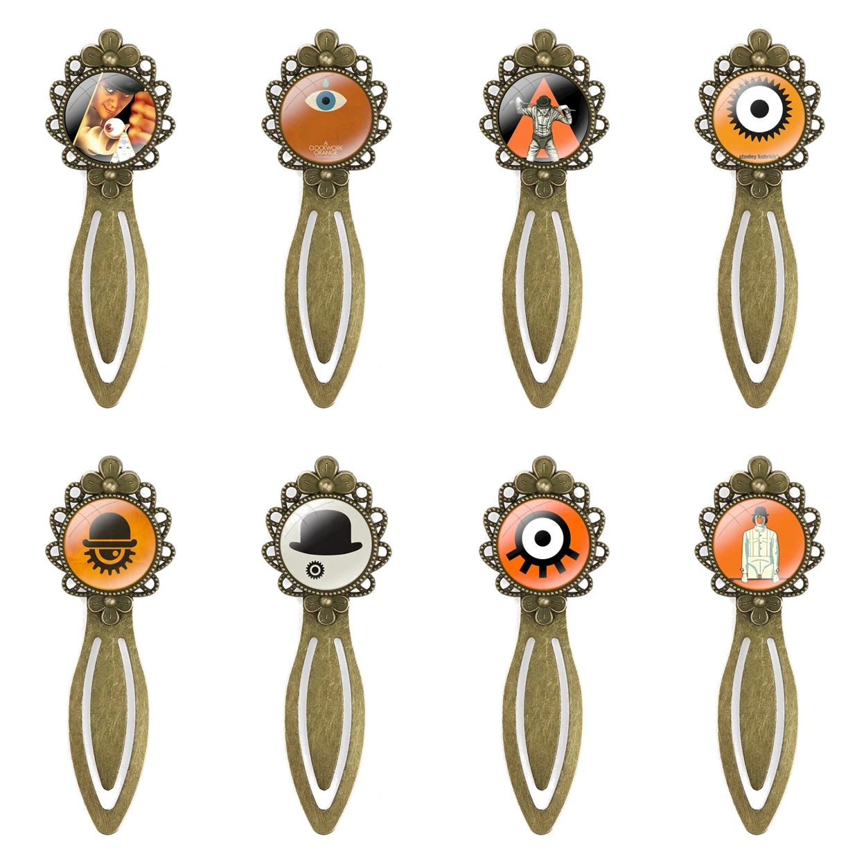 

A Clockwork Orange Creative Metal Bookmarks Gift For Friends Stationery School Office Supply Cartoon Fashion Design Creative