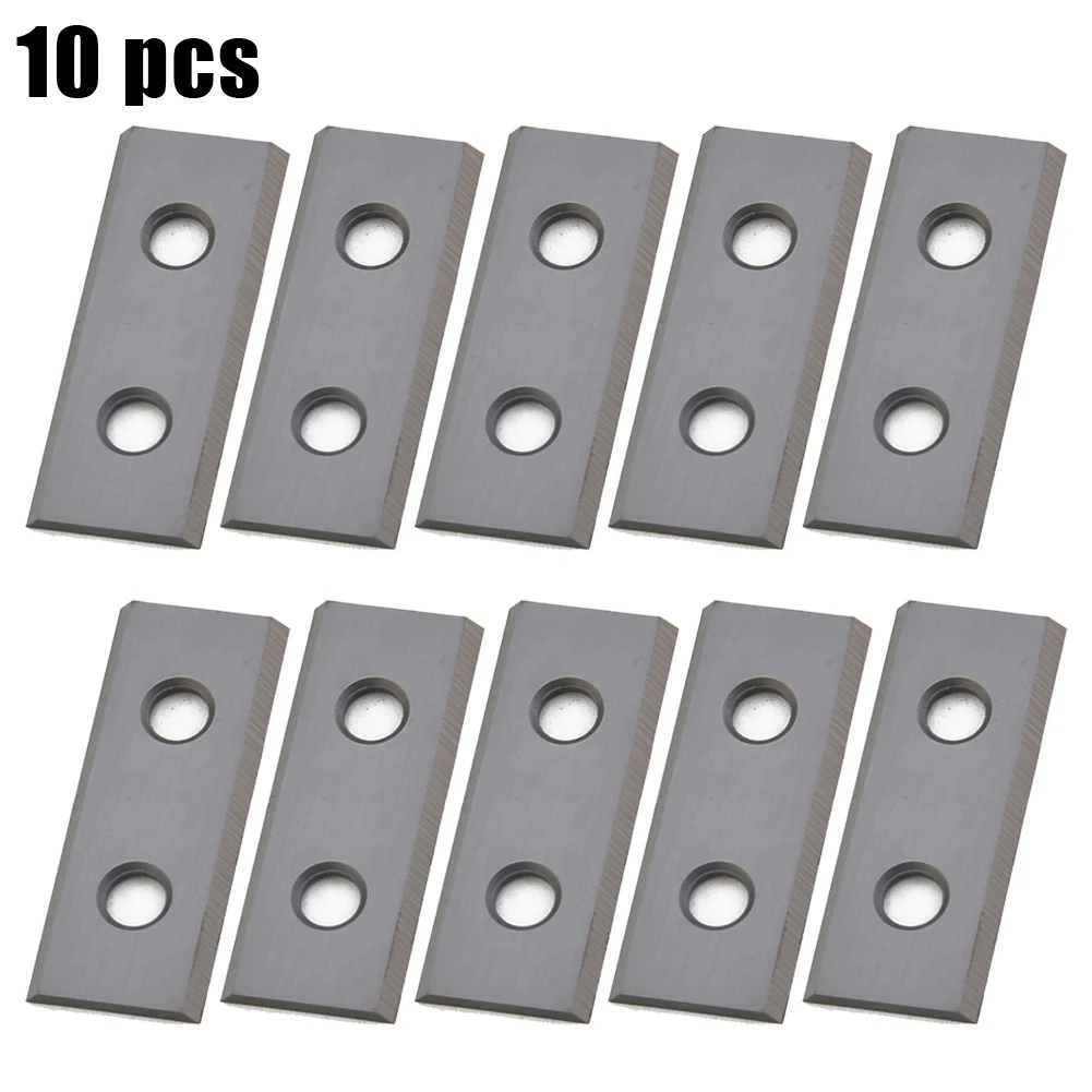 

Cutter Carbide Inserts Rectangular 10pcs 30x12x1.5mm Blades For Wood Surfacing For Woodworking Groover 2 Edges
