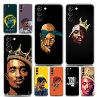 phone case for samsung s22 s9 s10 s10e s20 s21 plus lite ultra fe 4g 5g soft silicone case cover enoda rapper 2pac tupac