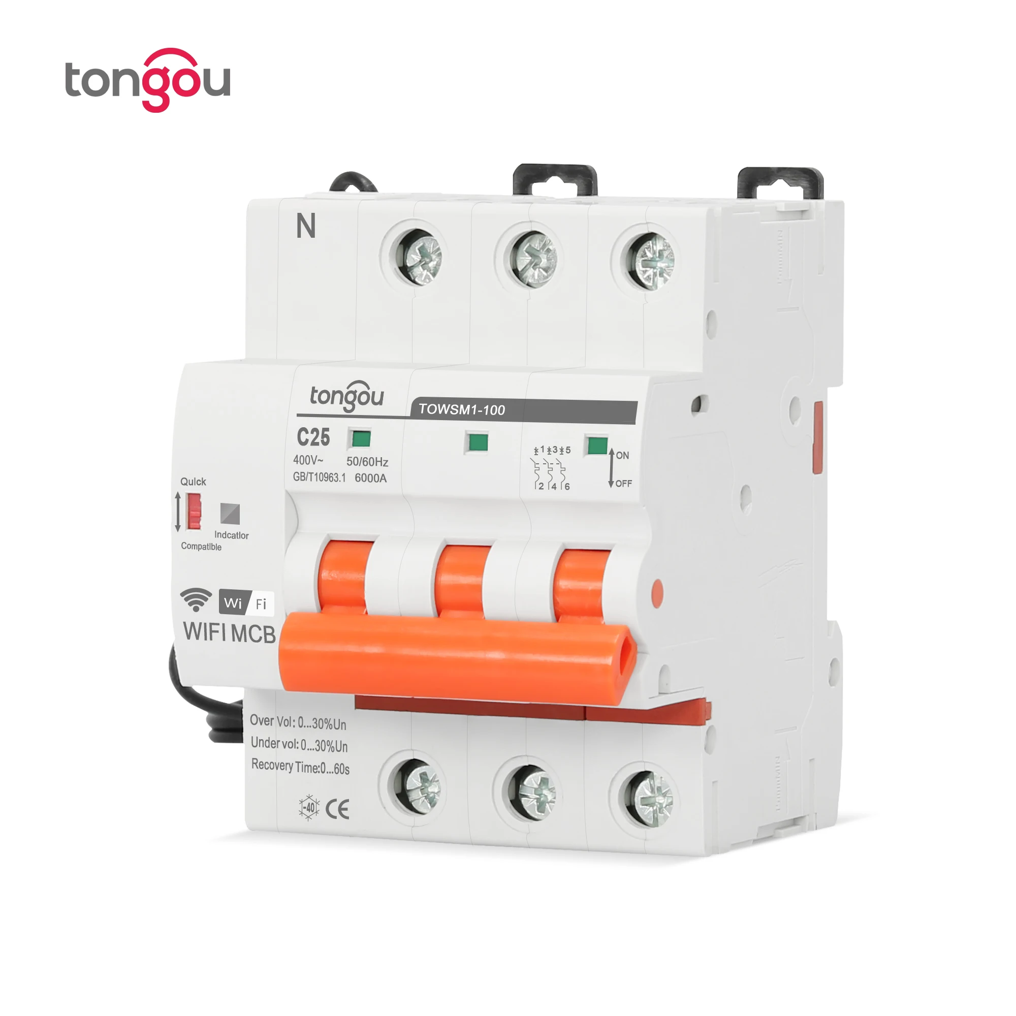 3P WIFI таймер выключателя с дистанционным управлением перегрузкой и