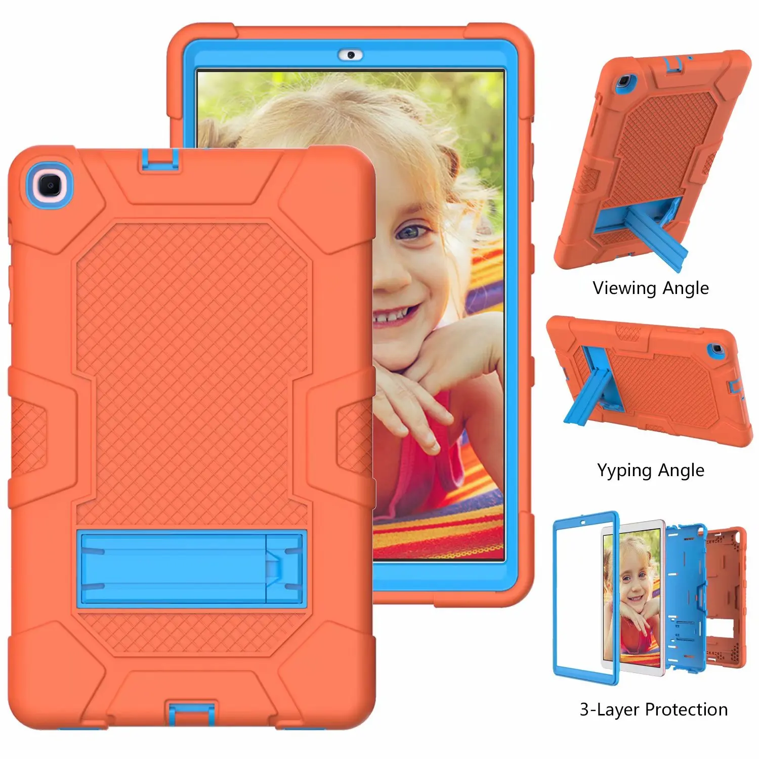 

Heavy Duty Armor Case For Samsung Galaxy Tab A7 T500 S6 lite P610 T307 2020 Tab A 10.1 T510 T515 8.0 T290 T295 2019 Kids Cover