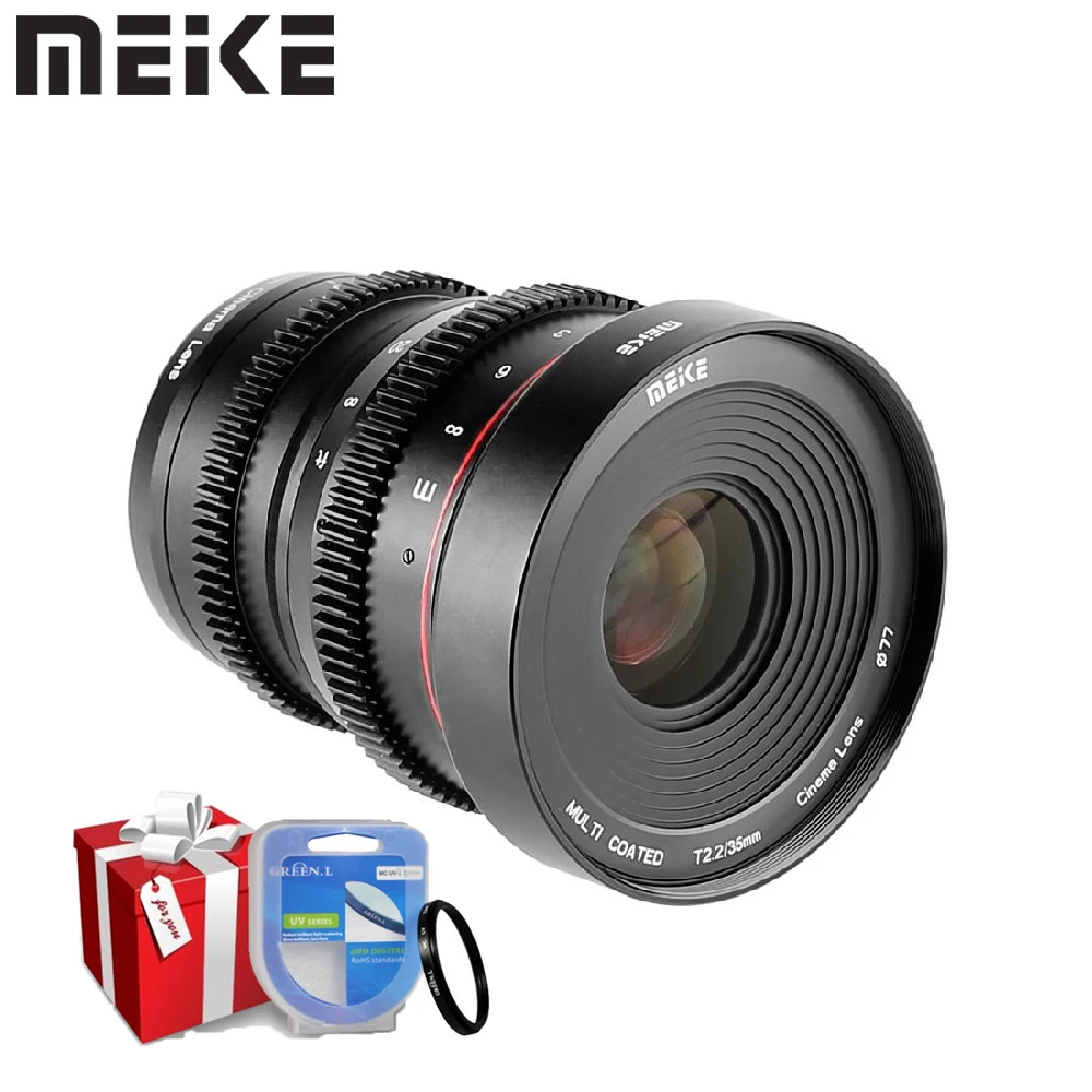 

Meike 35 мм T2.2 Большая диафрагма для фотоаппарата Fujifilm X-крепление для фотовспышки