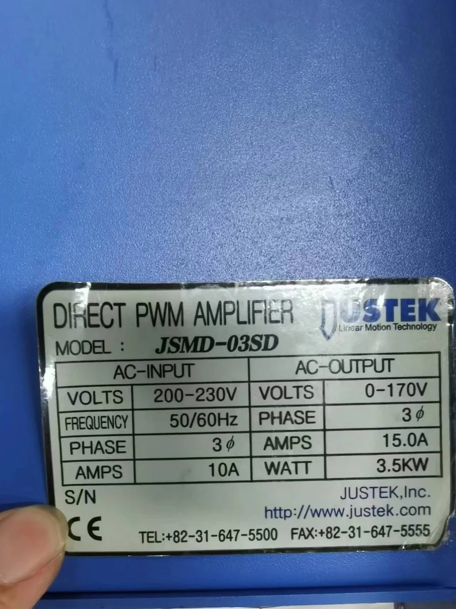 JUSTEK Servo Drive JSMD-03SD оригинал в наличии