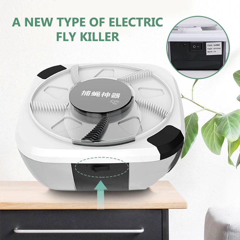 

Electric Catcher Bug Fly Bug Zapper Trap Catcher Portable Detachable Insect Fly Trap