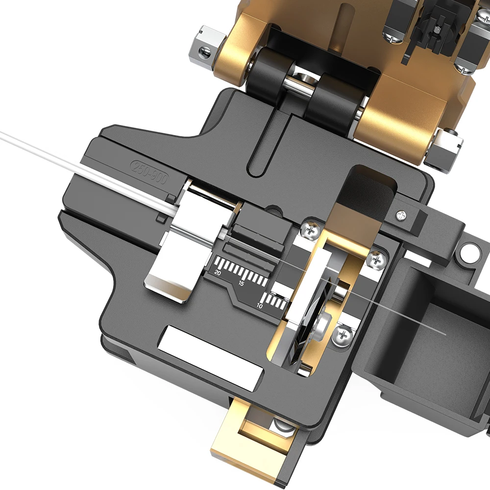 Handheld Optical Fiber Cleaver FC-30 Double Fixture Standard Less Than 0.5 Degrees With Tungsten Steel Blade