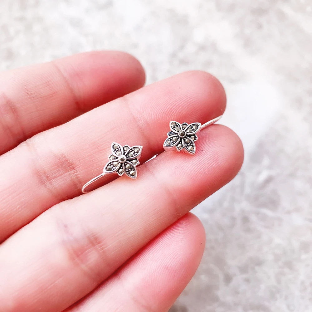 Женские серьги-подвески из серебра 925 пробы с фианитом (art.: 7a3fc050f) - 7a3fc050f