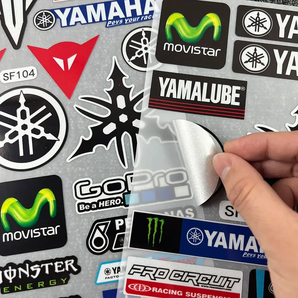 Светоотражающие водонепроницаемые наклейки для мотоцикла велосипедный шлем