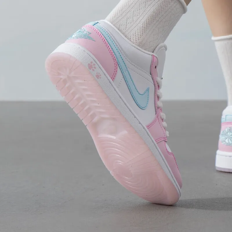 Женские туфли Nike AIR JORDAN 1 LOW SE AJ1 модные повседневные универсальные износостойкие в