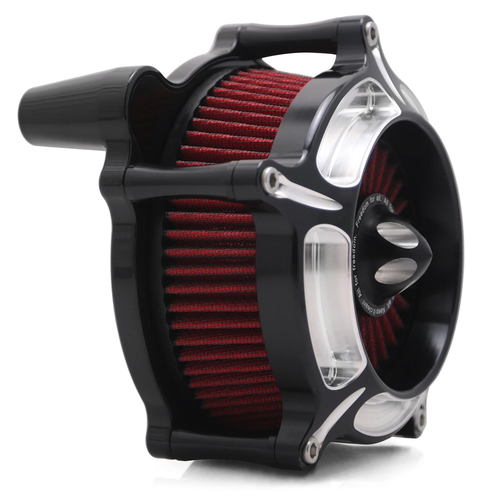 Турбинный фильтр с ЧПУ для очистки воздуха Harley Flht Flhr Elera Glide Softail 16-17 комплект