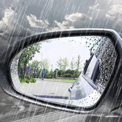 Фото Автомобильное зеркало заднего вида непромокаемая пленка противотуманное окно