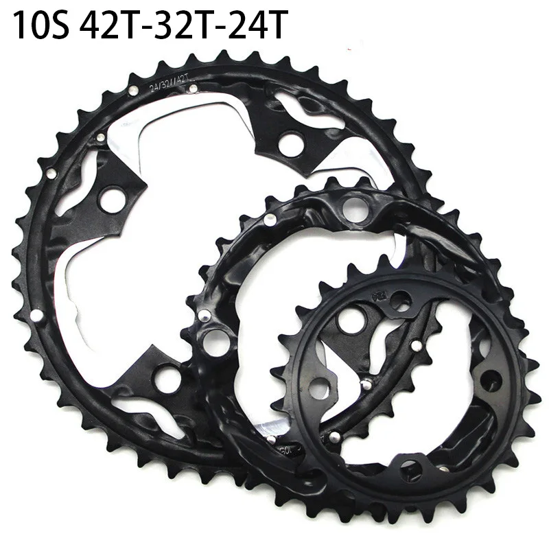 MTB Bicycle Chainring Chainwheel for Shimano Universal Crankset 22T/24T/26T/32T/38T/42T/44T 104BCD 64BCD Bike Chain wheel 9S 10S
