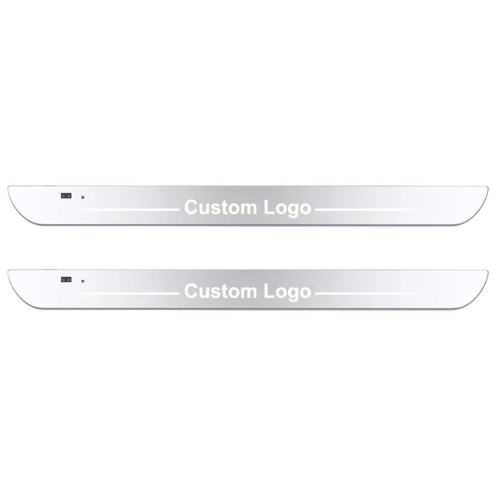 

Индивидуальная магнитная педаль на порог автомобиля с подсветкой, логотип, инфракрасный датчик, зарядка через USB, автоматическая накладка на порог, светодиодная лампа