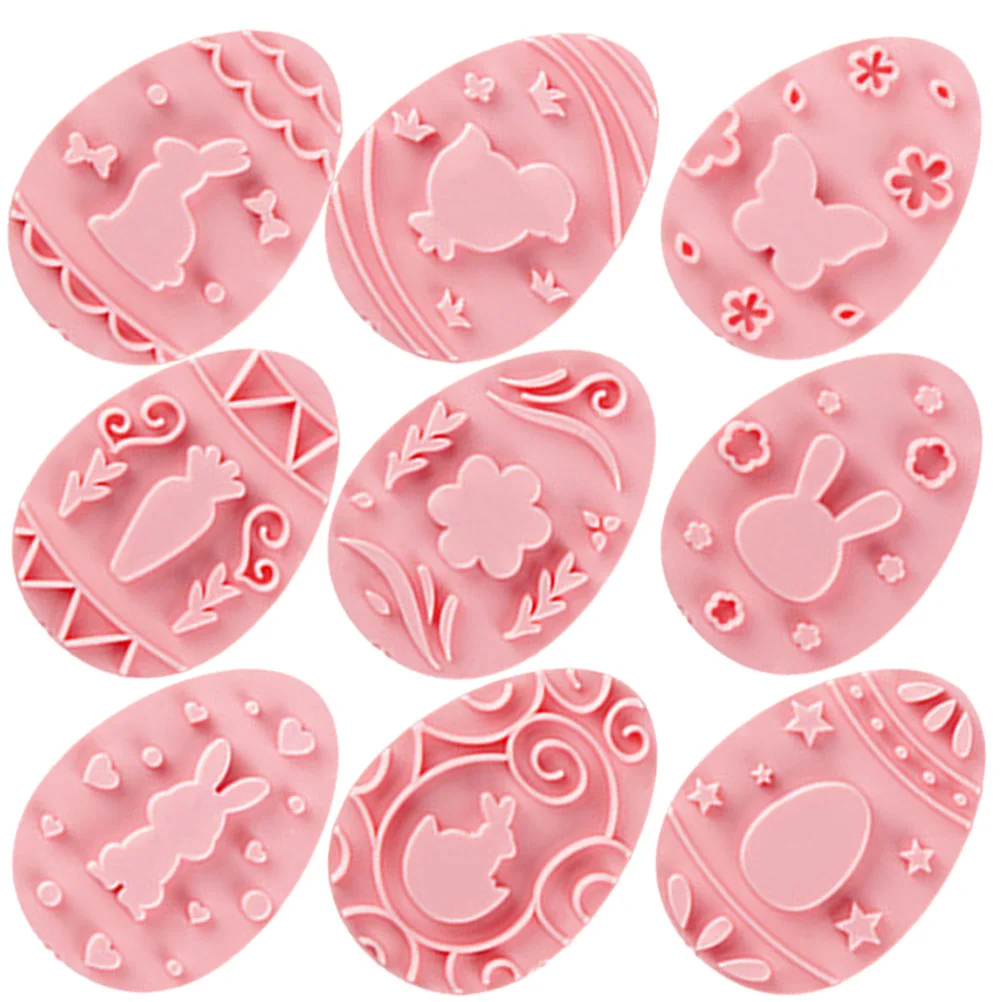 

9Pcs Special Delicate Decorative Reusable Cookie Shaper Cookie Kit Cookie Stencil for Home Decorate Party