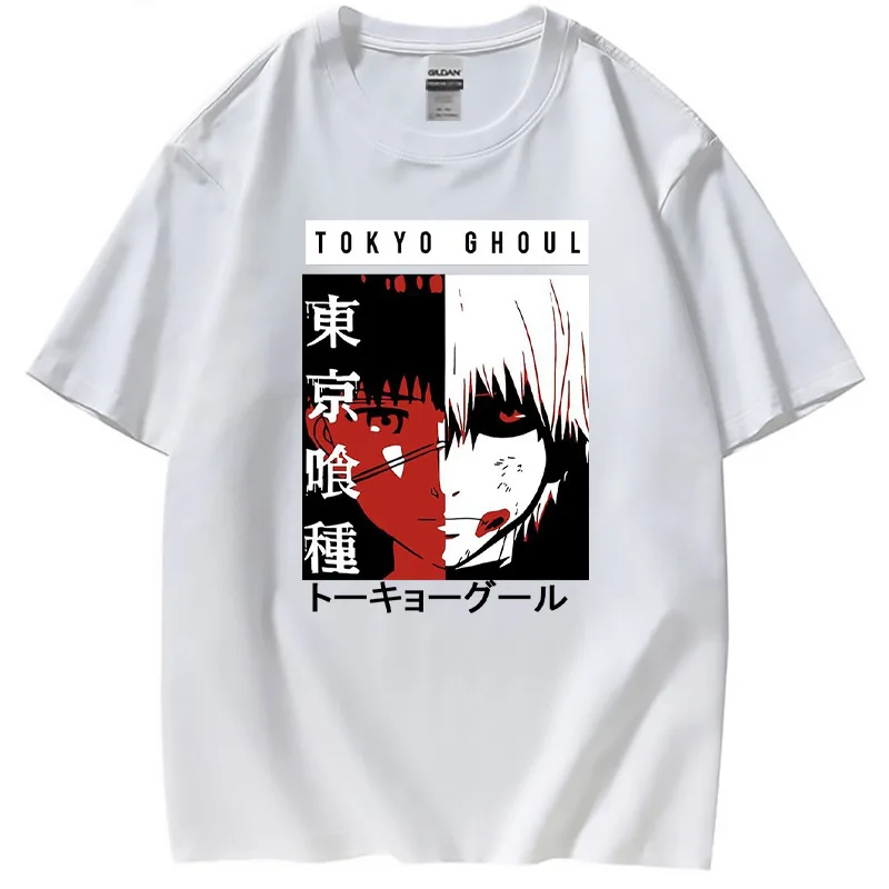 

Tokyo Ghoul Around Print Fashion Casual Short Sleeve T-Shirts for Men and Women Tops Women 2022 Graphic T Shirts