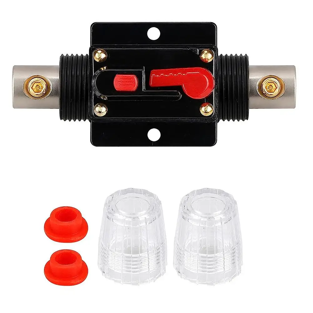 

150W Car Audio Fuse Holder Reversible Automatic Breaker Switch Marine Boat Audio System Current Overload Protection Wholesale