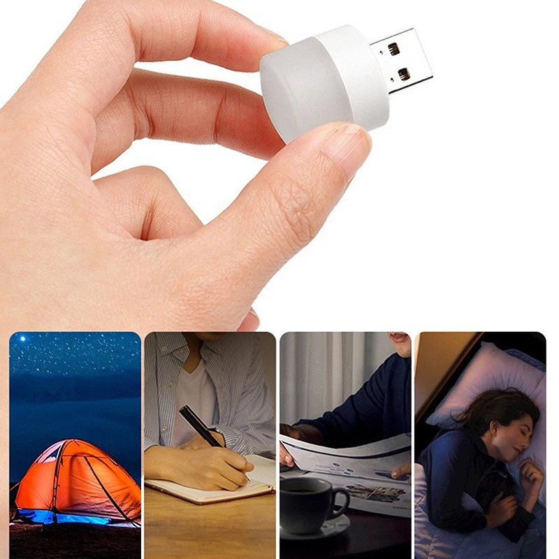 

Mini USB Plug LED Lamp 5V 1W Super Bright Eye Protection Book Light Computer Mobile Reading Power Charging USB Small Night Light