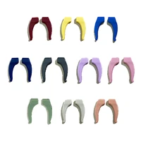 1 pair anti slip silicone ear hooks for kids adult round grips eyewear accessories eye glasses holder soft multicolor temple tip