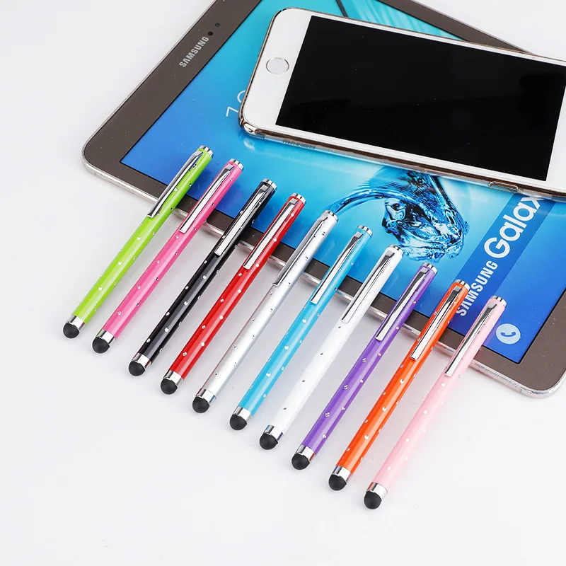 

Universal Diamond Flash Stylus Pen Capacitive Screen Resistive Touch Screen Stylus Pen For Mobile Phone Tablet PC Pocket PC