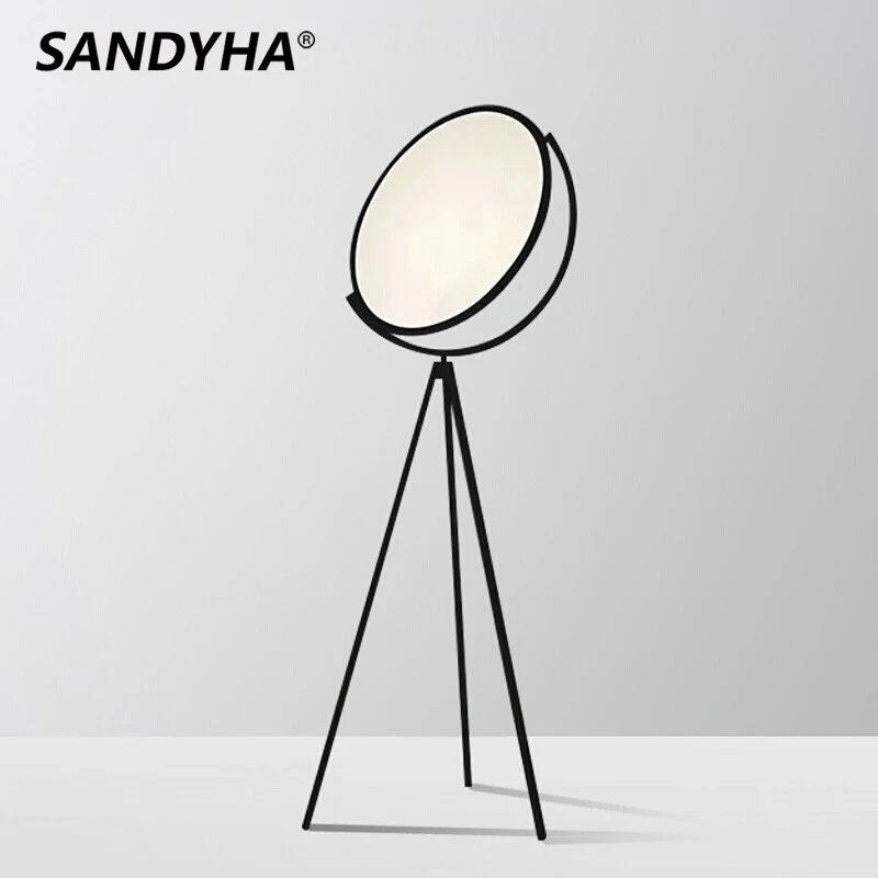 

SANDYHA Lampara De Pie Salon Nordic Minimalist 3-legged Standing Floor Lamp Abajur Para Quarto Led Light for Bedroom Living Room