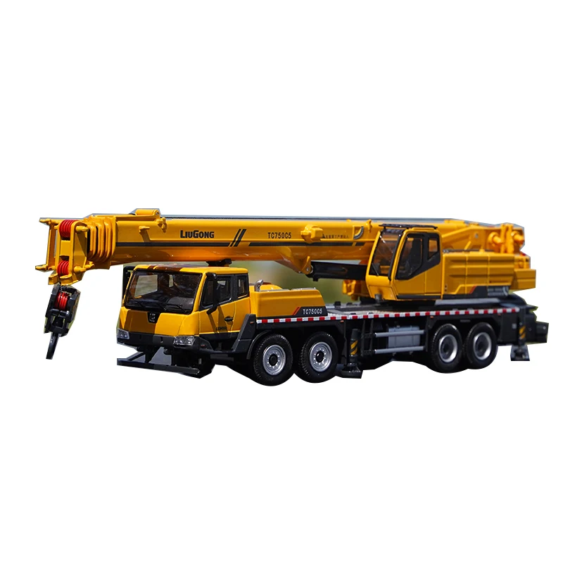 

Diecast Alloy 1:43 Scale Liugong Crane TC750C5 All-terrain Truck Engineering Vehicle Model Collection Souvenir Display