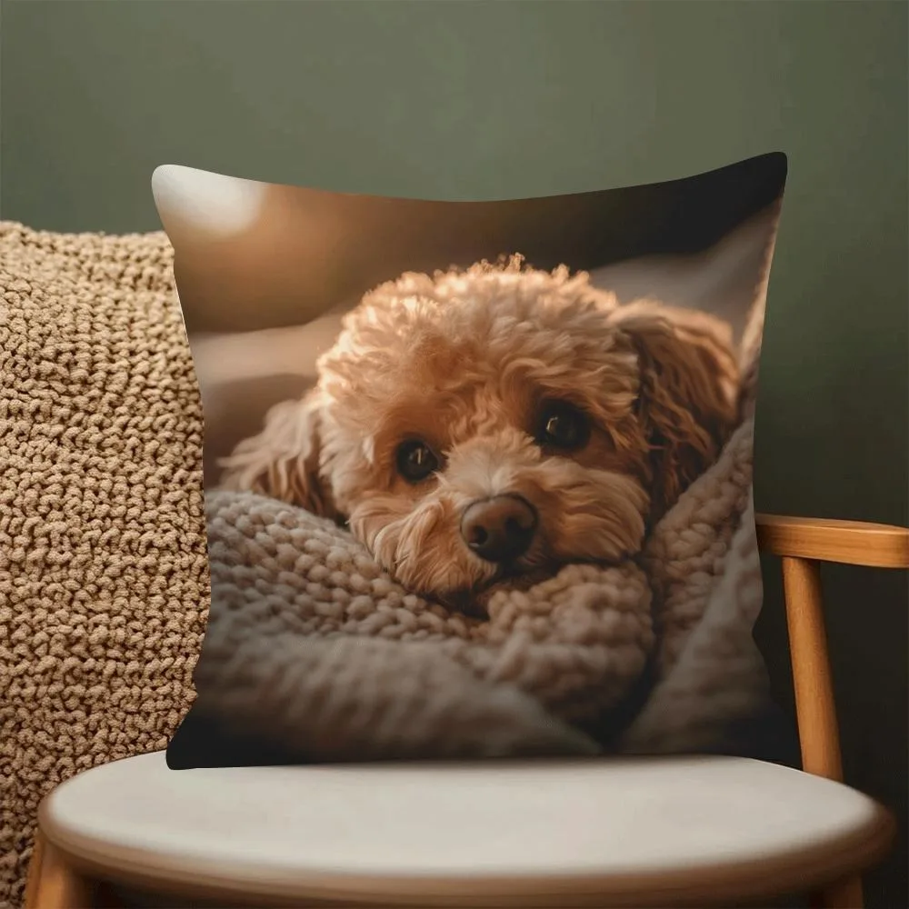 

Наволочка ZZN с принтом черного пуделя