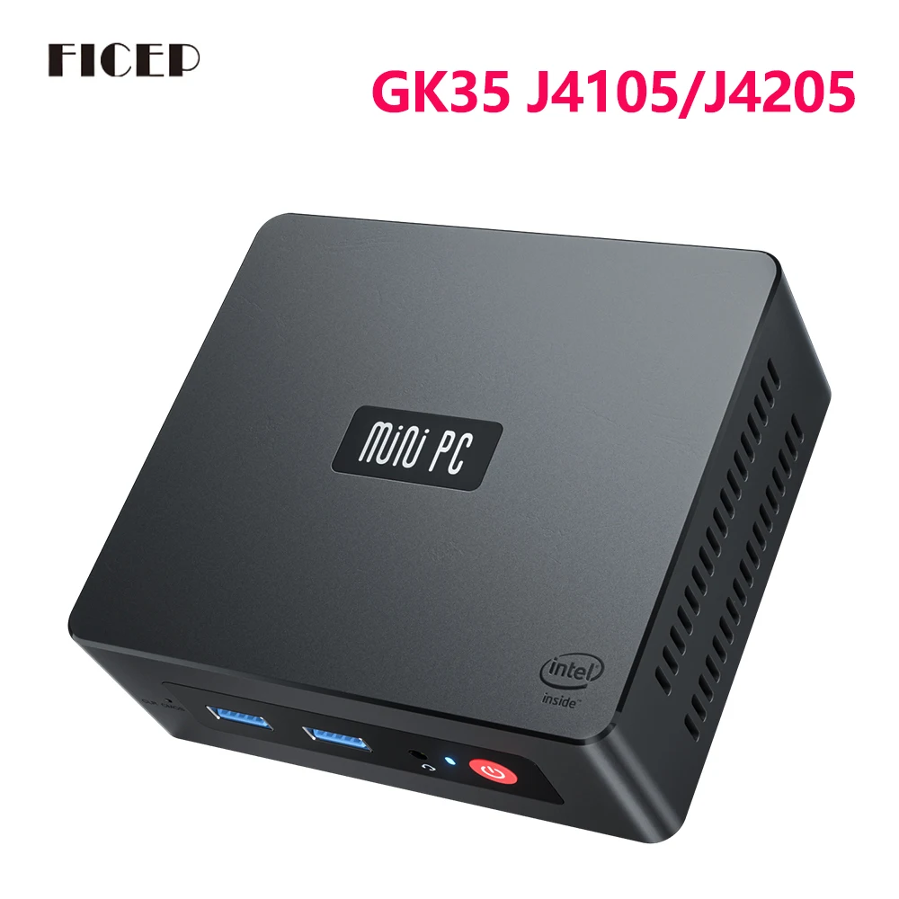 Beelink GK35 Intel J4205 Windows 10 MINI PC N3350 8GB 128/256GB SSD 2.6GHz 5.8G WiFi BT LAN Computador Mini PC Gamer VS GK MINI