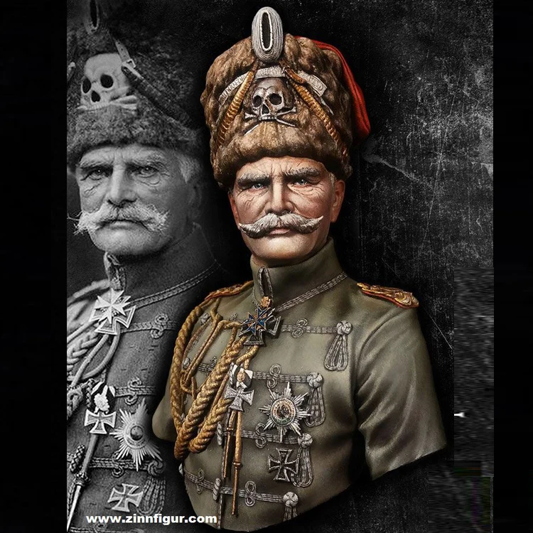 

1/9 Scale Action Figures Model Toys Auguste General DIY Assembly Resin Bust Model Toy For Gift Collection Kids Friends Boys Girl