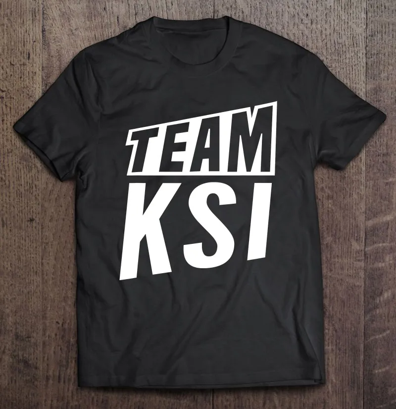 

Мужская футболка Team Ksi The Side с принтом Rap Lover, Мужская футболка с коротким рукавом, мужские футболки с графическим принтом