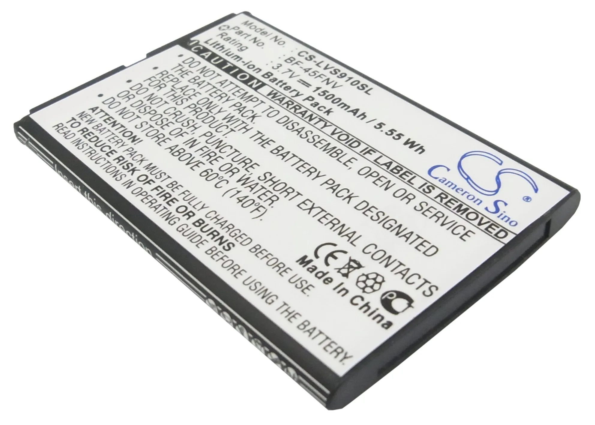 CS 1500 мАч батарея для LG Брюс достоинства 4G MS910 революции US760 VS910 BF-45FNV SBPL0103102 |